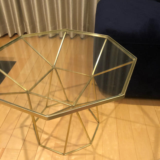 ZARA HOME(ザラホーム)のzara home gold table インテリア/住まい/日用品のインテリア小物(その他)の商品写真