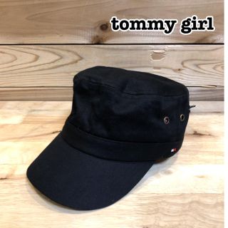 トミーガール(tommy girl)の【送料無料】tommy girl トミーガール ワークキャップ ブラック 黒(キャップ)