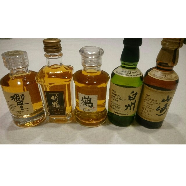 ミニチュアボトルウイスキー 5本セット ミニチュアボトルウイスキー 5本セット