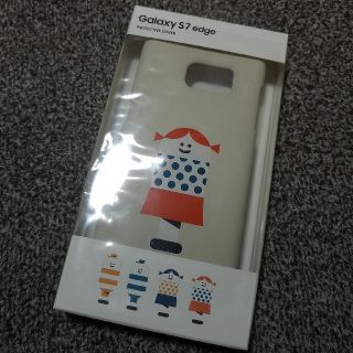 ギャラクシー(Galaxy)のGalaxy S7 edge用　可愛い女の子のスマホケース(Androidケース)