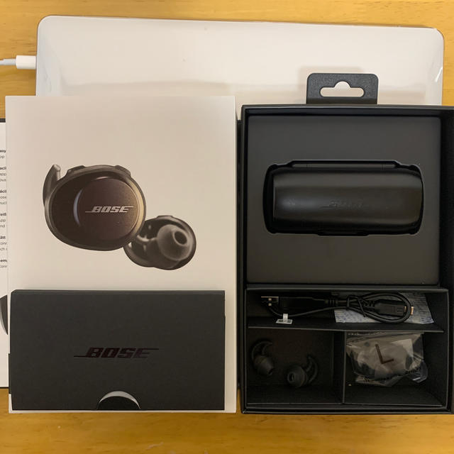 bose soundsport free ワイヤレスイヤホン - ヘッドフォン/イヤフォン