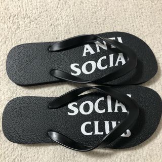 シュプリーム(Supreme)のassc anti social social club サンダル(ビーチサンダル)