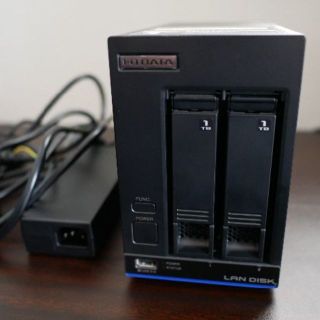 アイオーデータ(IODATA)のI-O DATA LAN DISK X HDL2-X2 2TB NAS(PC周辺機器)