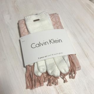 カルバンクライン(Calvin Klein)の【新品未使用】Calvin Klein マフラー&手袋(マフラー/ショール)