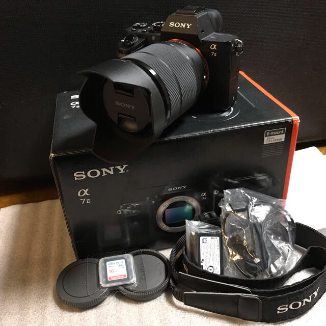 SONY(ソニー)のSONY α7II 一眼レフフルサイズ スマホ/家電/カメラのカメラ(ミラーレス一眼)の商品写真
