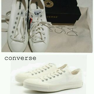 コンバース(CONVERSE)のconverse 白スニーカー　新品(スニーカー)