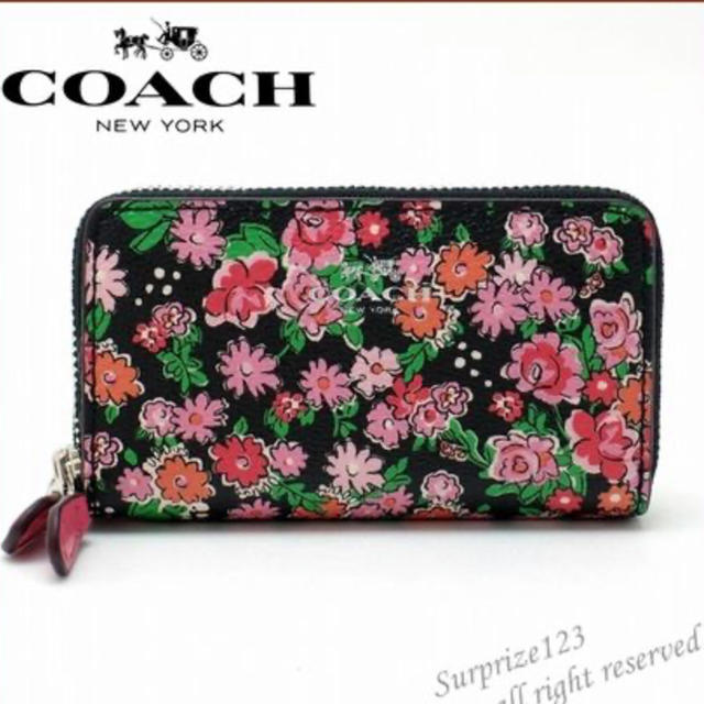 COACH(コーチ)のcoach 花柄コインケース レディースのファッション小物(財布)の商品写真