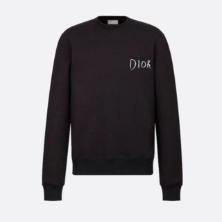 ディオール(Dior)のDior コットン ロゴ 刺繍入りスウェット(スウェット)