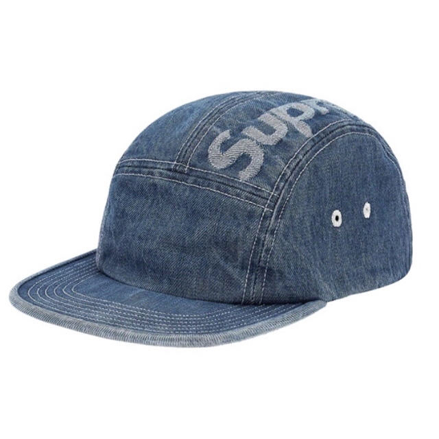 Supreme(シュプリーム)のSupreme Top Logo Denim Camp Cap デニム キャップ メンズの帽子(キャップ)の商品写真