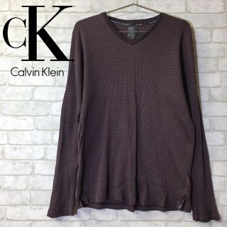 カルバンクライン(Calvin Klein)の【Calvin Klein】カルバンクライン カットソー ロングスリーブ/M(Tシャツ/カットソー(七分/長袖))