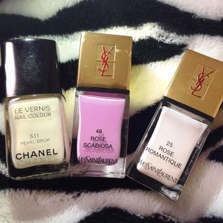 サンローラン(Saint Laurent)のCHANEL・YSL♡マニキュア3点(マニキュア)