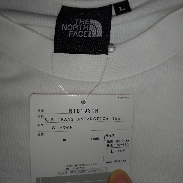 THE NORTH FACE(ザノースフェイス)のS/S Trans Antarctica Tee W Lサイズ メンズのトップス(Tシャツ/カットソー(半袖/袖なし))の商品写真