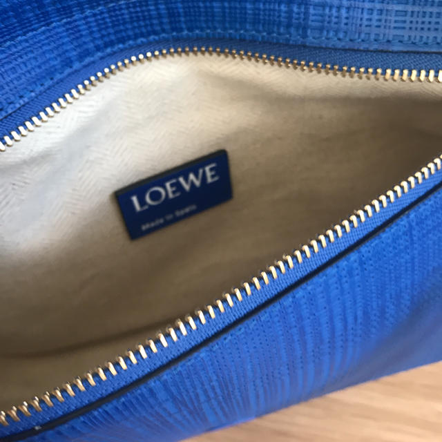 LOEWE(ロエベ)の美品　ロエベ  LOEWE リネン　ショルダーバッグ　ハンドバッグ  レディースのバッグ(ショルダーバッグ)の商品写真