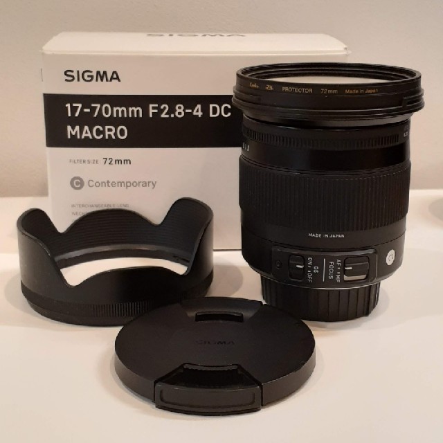 SIGMA(シグマ)のSIGMA  17-70mm F2.8-4 DC MACRO OS  スマホ/家電/カメラのカメラ(レンズ(ズーム))の商品写真