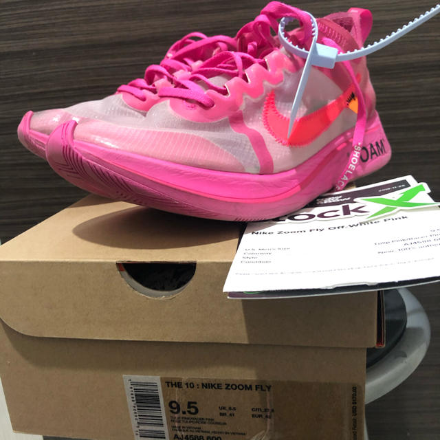 SALE最新作 NIKE - Nike Zoom Fly Off-White Pink 27.5cmの通販 by Aayan's shop｜ナイキならラクマ 最新作定番