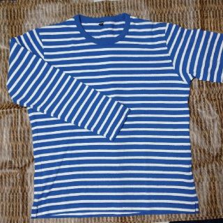 ユニクロ(UNIQLO)のユニクロ メンズ 長袖Tシャツ ボーダー(Tシャツ/カットソー(七分/長袖))