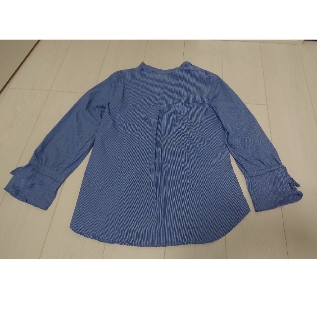 ZARA(ザラ)のZARA ストライプシャツ キッズ/ベビー/マタニティのキッズ服女の子用(90cm~)(ブラウス)の商品写真