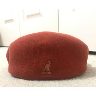 カンゴール(KANGOL)のKANGOL ハンチング帽 オレンジ(ハンチング/ベレー帽)