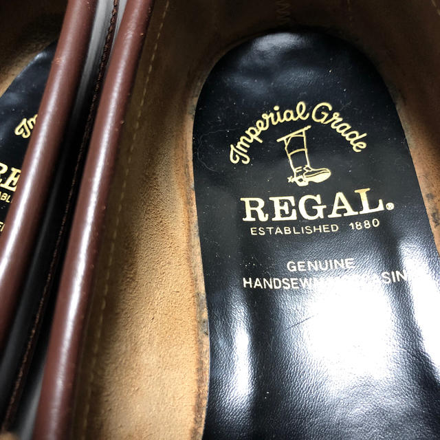 REGAL(リーガル)のREGAL リーガル　ローファー　24.5cm 茶色　ブラウン レディースの靴/シューズ(ローファー/革靴)の商品写真