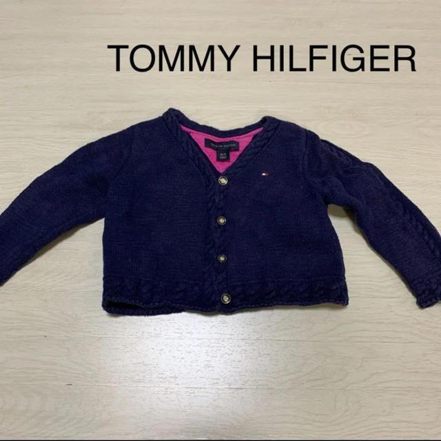 TOMMY HILFIGER(トミーヒルフィガー)のTOMMY カーディガン  キッズ/ベビー/マタニティのベビー服(~85cm)(カーディガン/ボレロ)の商品写真