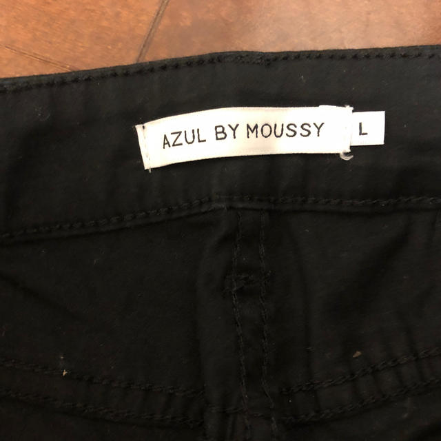 AZUL by moussy(アズールバイマウジー)のAzul by moussy COOL COLOR SKINNY BLACK  レディースのパンツ(スキニーパンツ)の商品写真