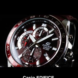 カシオ(CASIO)の50%OFF カシオ EDIFICEエディフィス欧米モデル ブラウンゴールド(腕時計(アナログ))