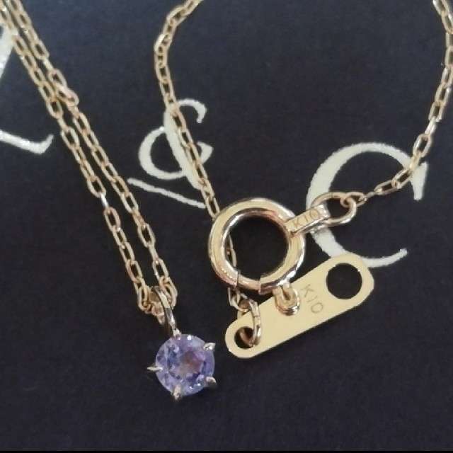 agete(アガット)のJewel closet byL&Co.💎K10スターデザインネックレス,美品 レディースのアクセサリー(ネックレス)の商品写真