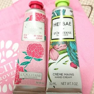 ロクシタン(L'OCCITANE)のエルバヴェール&ピオニーフェアリー30mlセット(ハンドクリーム)