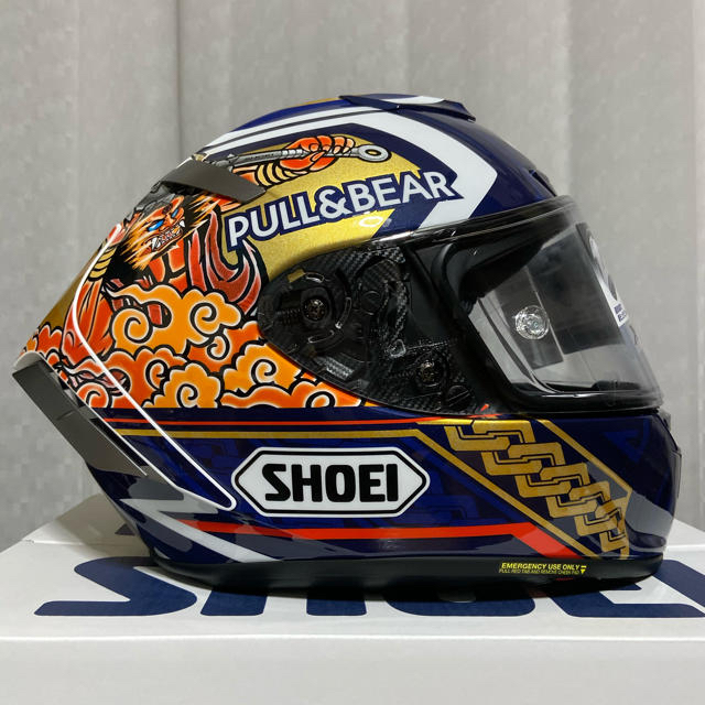 X-14 Fourteen MARQUEZ MOTEGI3 SHOEIヘルメット 自動車/バイクのバイク(ヘルメット/シールド)の商品写真