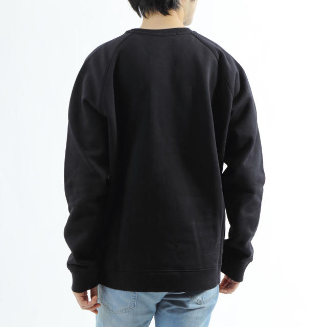 MSGM メンズ トレーナー ペイントロゴ MM104 Mサイズ BLACK