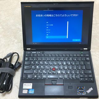 レノボ(Lenovo)のLenovo x230 ノートパソコン SSD搭載 240gb SSD付き(ノートPC)