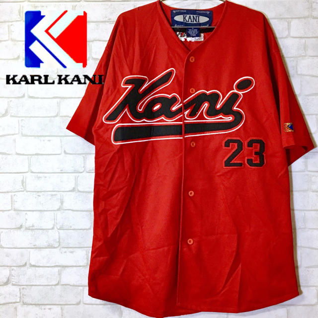 Karl Kani(カールカナイ)の【KANI】カナイ ベースボールシャツ スタジアム シャツ/XL メンズのトップス(シャツ)の商品写真