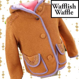 ワッフリッシュワッフル(Wafflish Waffle)のワッフリッシュ ワッフル  リュバンフードジャケット  110㎝(ジャケット/上着)