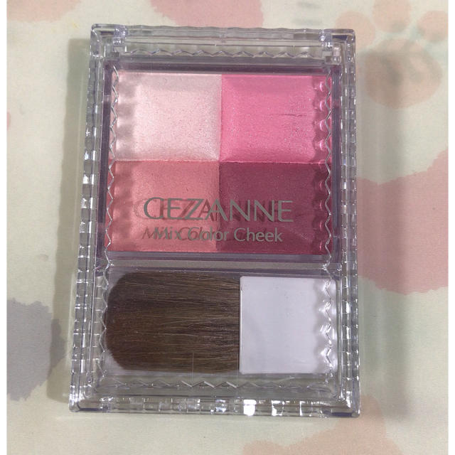 CEZANNE（セザンヌ化粧品）(セザンヌケショウヒン)のセザンヌ ミックス カラー チーク 04 ピンク  レッド コスメ/美容のベースメイク/化粧品(チーク)の商品写真