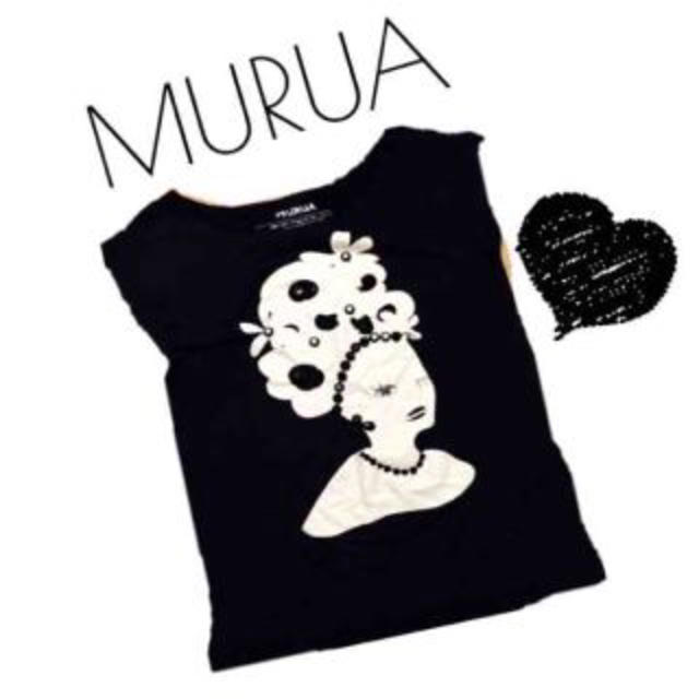 MURUA(ムルーア)のMURUA プリントTシャツ レディースのトップス(Tシャツ(半袖/袖なし))の商品写真