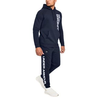 アンダーアーマー(UNDER ARMOUR)の30%オフ アンダーアーマー パーカー MD ネイビー セットアップ 上下セット(ジャージ)