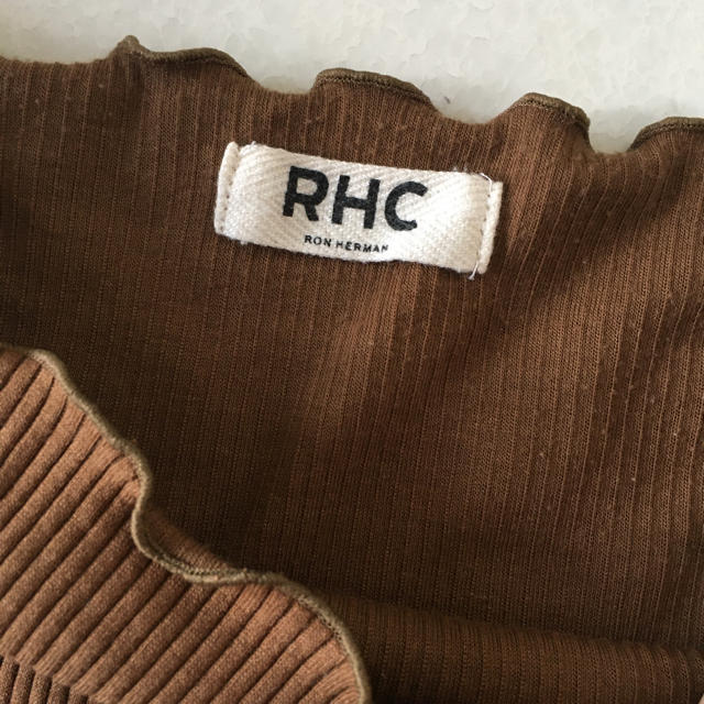 Ron Herman(ロンハーマン)のロンハーマン RHC リブ カットソー 五分袖 レディースのトップス(カットソー(半袖/袖なし))の商品写真
