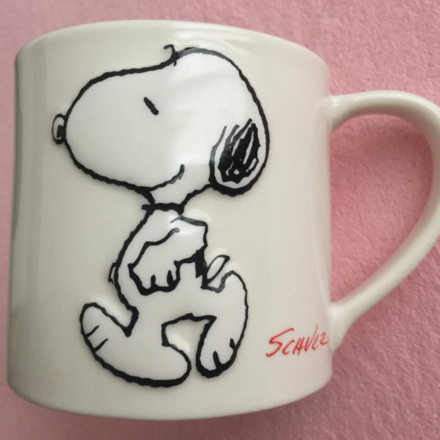 SNOOPY(スヌーピー)のSNOOPYマグカップ キッズ/ベビー/マタニティの授乳/お食事用品(マグカップ)の商品写真