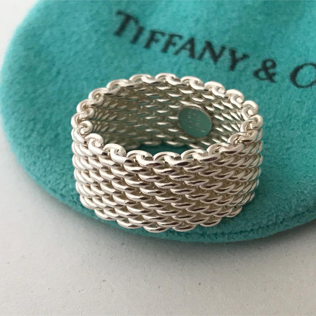 Tiffany & Co. - Tiffany メッシュ リング 18号(男女兼用)の通販 by コウフク屋｜ティファニーならラクマ