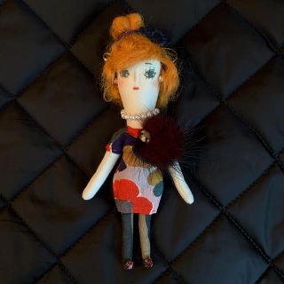 ミナペルホネン(mina perhonen)のミナペルホネンを着たマダム ドールチャーム(バッグチャーム)