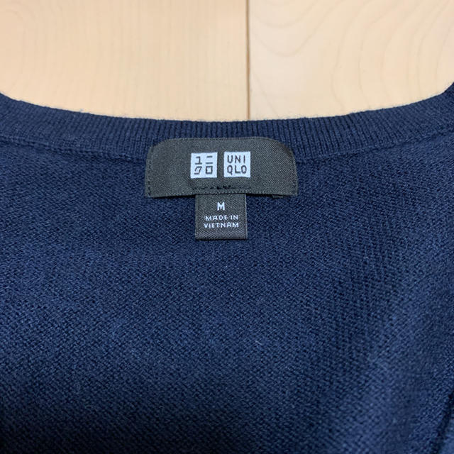 UNIQLO(ユニクロ)のコットンカシミアＶネックセーター メンズのトップス(ニット/セーター)の商品写真