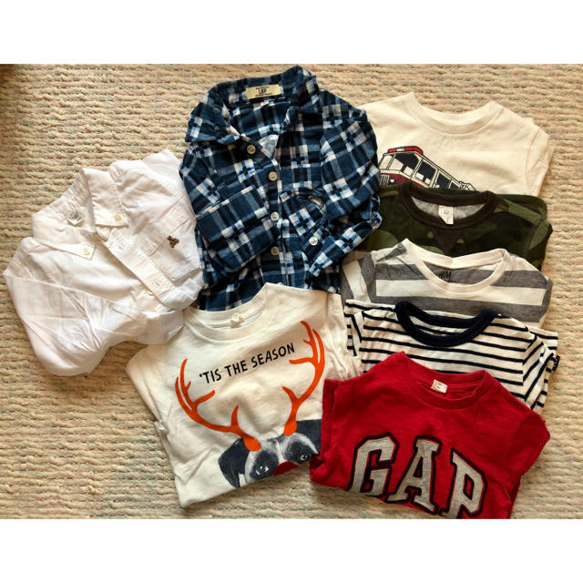 GAP(ギャップ)の子ども服18点まとめ売り　サイズ90〜100 2歳 キッズ/ベビー/マタニティのキッズ服男の子用(90cm~)(その他)の商品写真