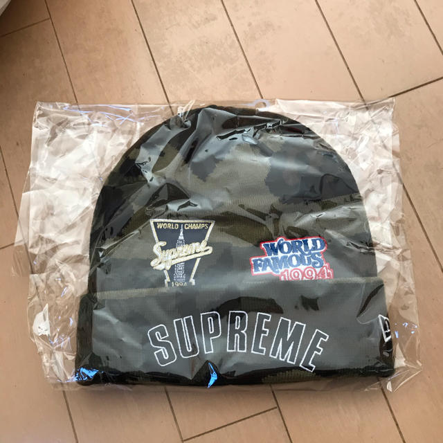 Supreme NEWERA Championship Beanie Camo