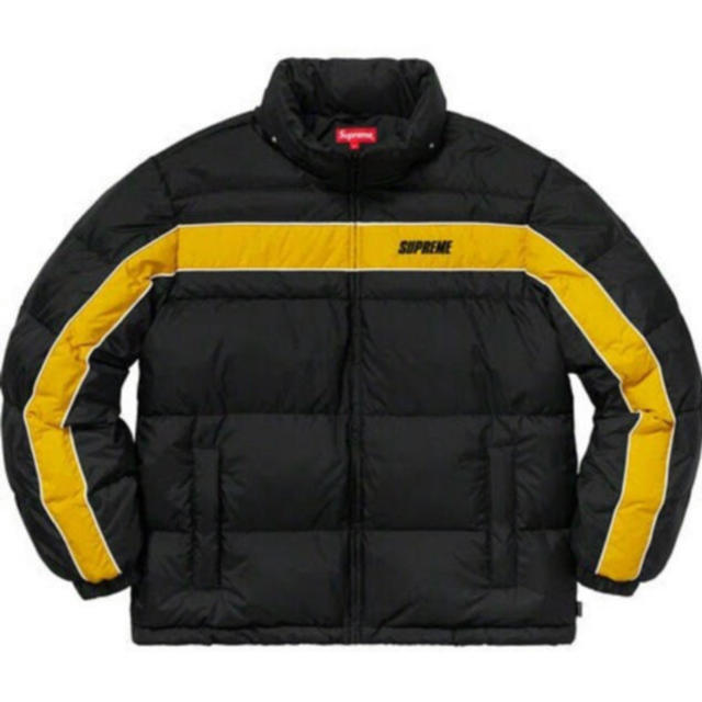 ジャケット/アウター18aw supreme stripe panel down jacket