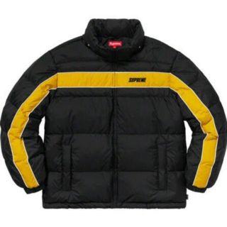 SUPREME シュプリーム 18AW Stripe Panel Down Jacket ストライプ パネルダウンジャケット アウター ブラック