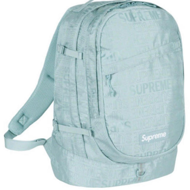 supreme バックパック backpack ice blue 水色 19ss