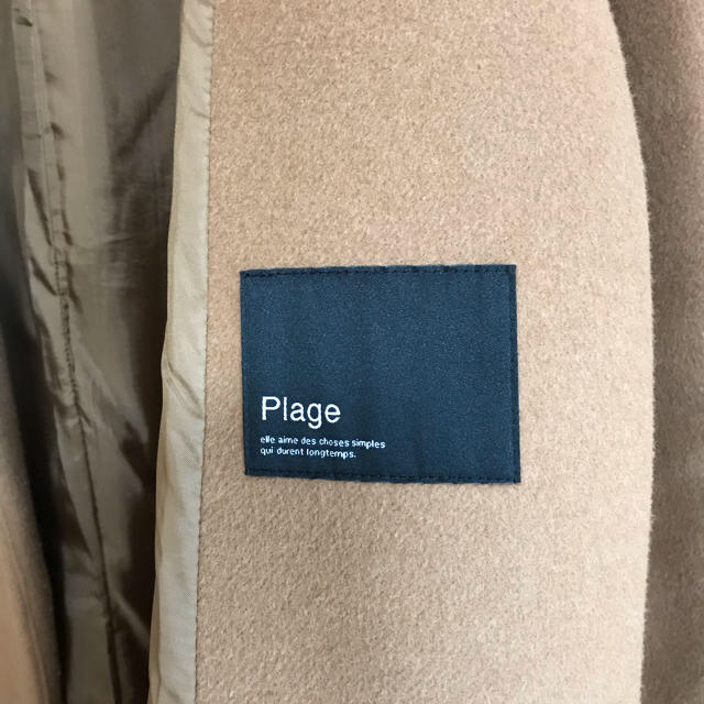 Plage(プラージュ)のPlage チェスターコート　キャメル レディースのジャケット/アウター(チェスターコート)の商品写真