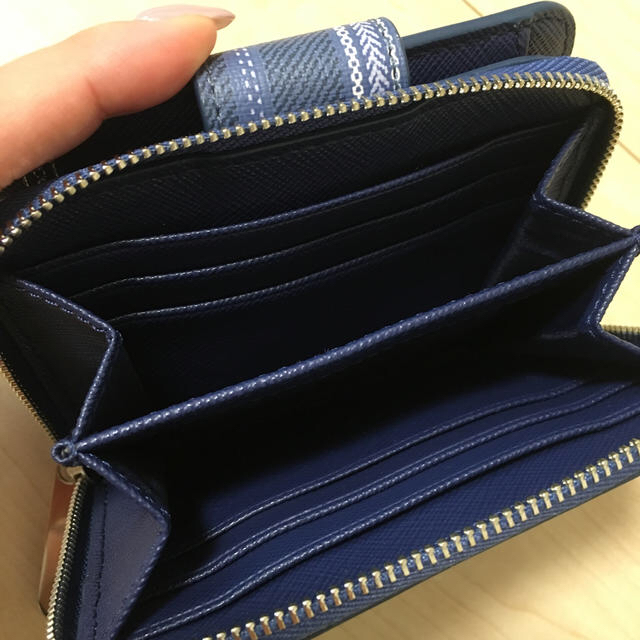 COACH(コーチ)のコーチ レディース 2つ折り財布 / ブルー レディースのファッション小物(財布)の商品写真