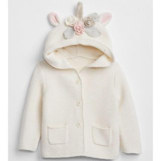 ベビーギャップ(babyGAP)のbabygap ユニコーンニット 3-6m ベビーギャップ(カーディガン/ボレロ)