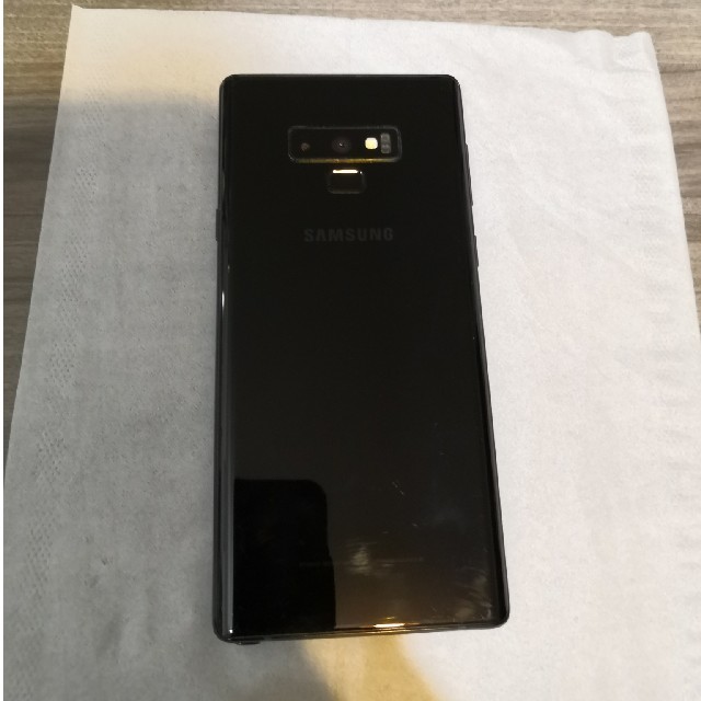 SAMSUNG(サムスン)のGalaxy Note9 Midnight Black 128 GB　　海外版 スマホ/家電/カメラのスマートフォン/携帯電話(スマートフォン本体)の商品写真